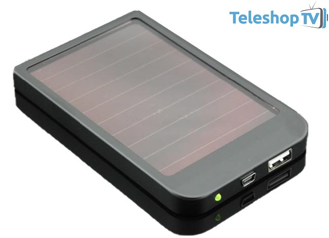 Incarcator solar USB cu functie de powerbank 4000 mAh