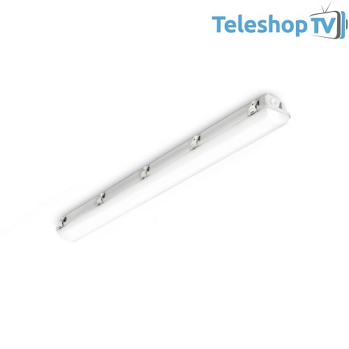 Plafoniera Fabas Dakar 2, rezistenta la praf, 24W LED, lungime 116cm