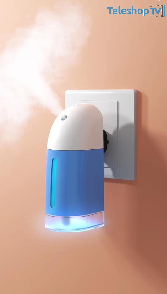 Difuzor de aromaterapie ultrasonic cu functie antibacteriana si umidificare aer pentru priza