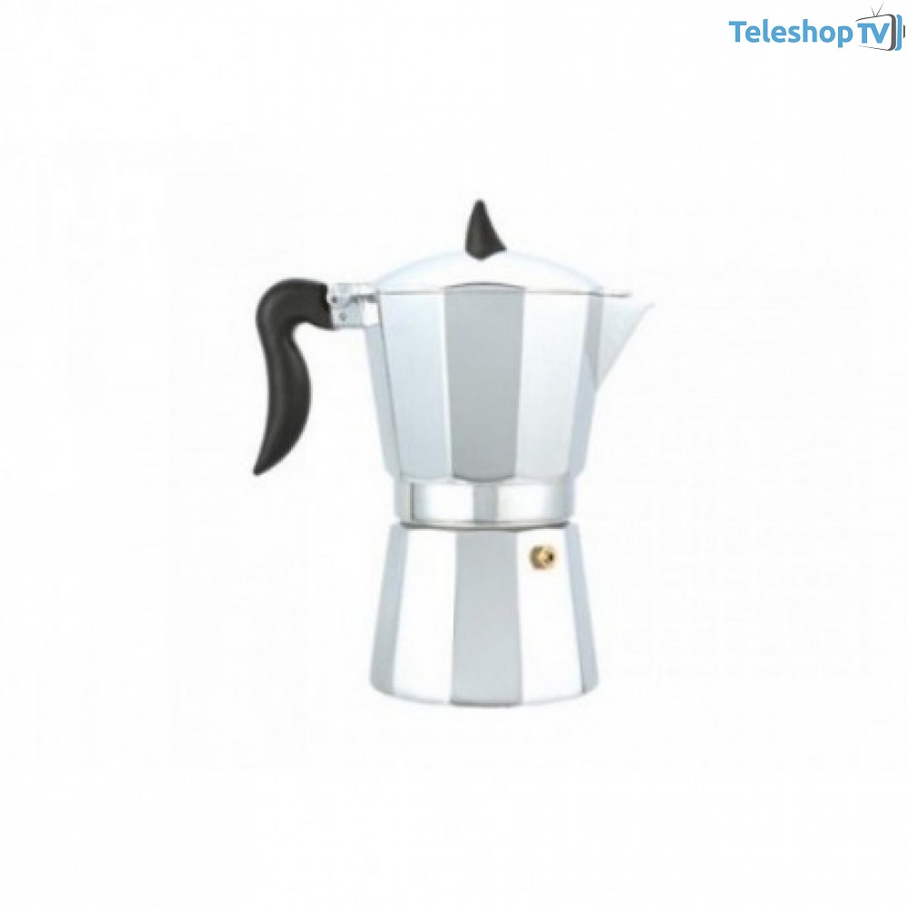 Espressor aluminiu pentru cafea la aragaz 3 cesti