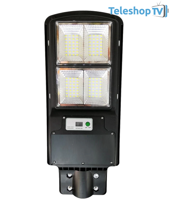 Lampa LED 60W Iluminat Stradal Solara cu Senzor