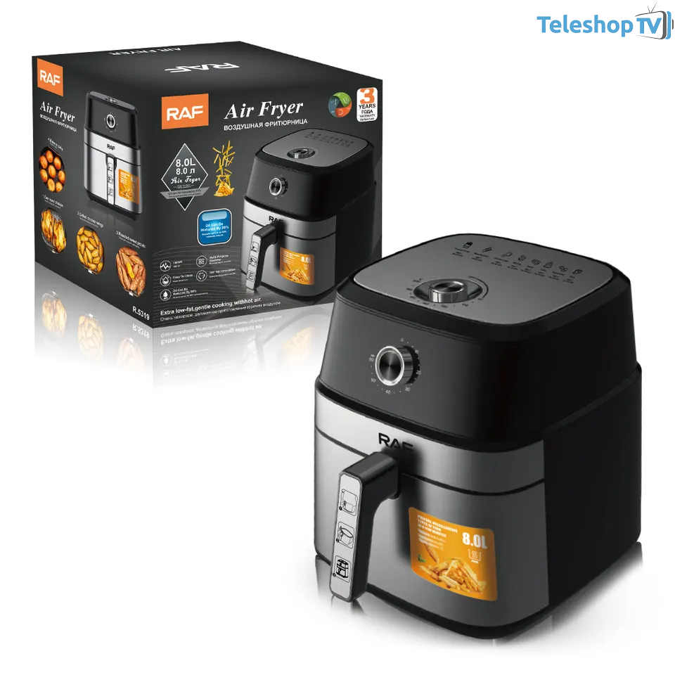 Friteuză cu aer cald 1600W RAF-5319 8L
