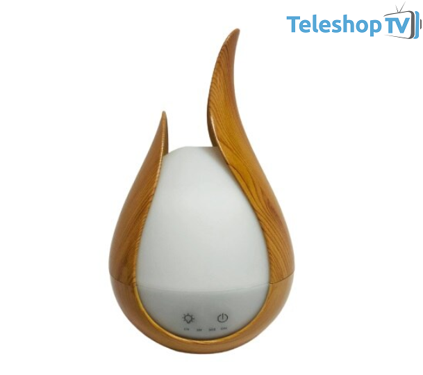Difuzor aromaterapie cu ultrasunete si lumina LED 7 culori si telecomanda