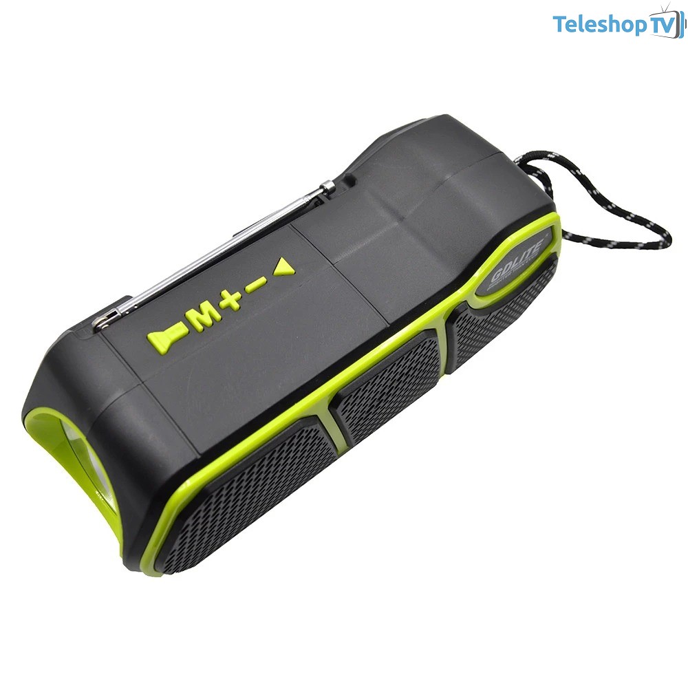 Boxa portabila cu panou solar, MP3, FM Radio, Bluetooth, USB, card SD, GD-11