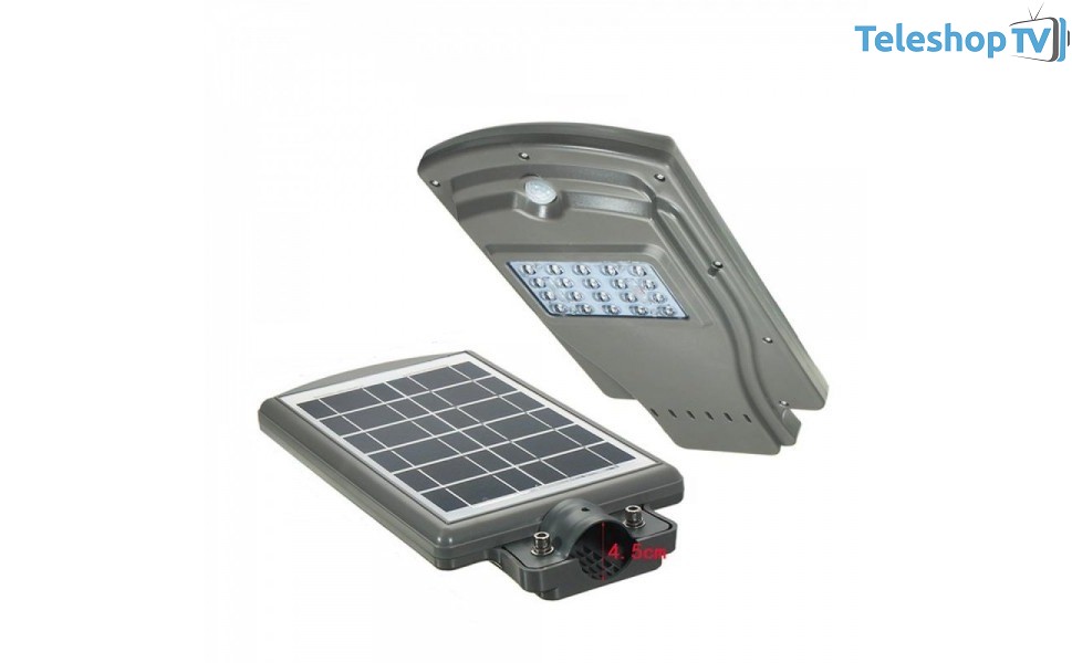 Proiector Stradal LED 20 W, Senzor Miscare, Panou Solar