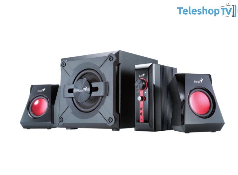 Boxe Genius 2.1 SW-G2.1 1250, 38W RMS, Negru
