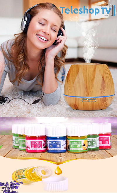 DIFUZOR AROMATERAPIE DIAMOND HARMONY !!!! Set 4 uleiuri esentiale pentru aromaterapie, 4 x 10 ml