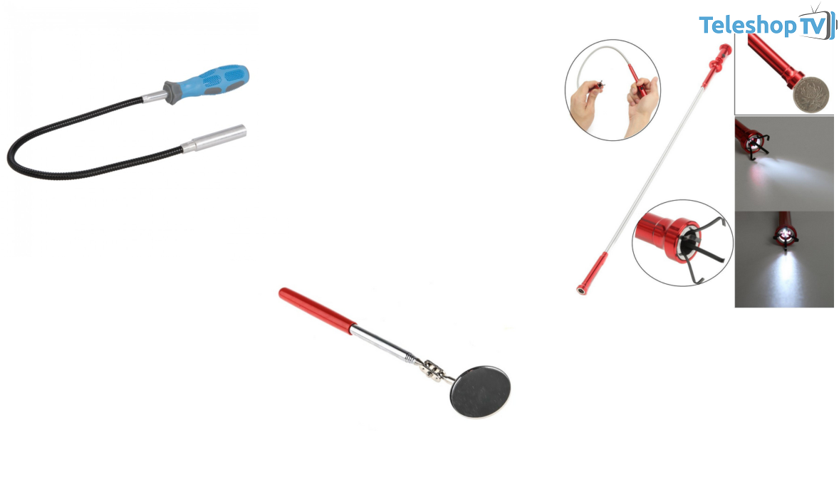 Pachet Promotional !! Recuperatoare magnetic/gheara + Oglinda telescopica pentru inspectie