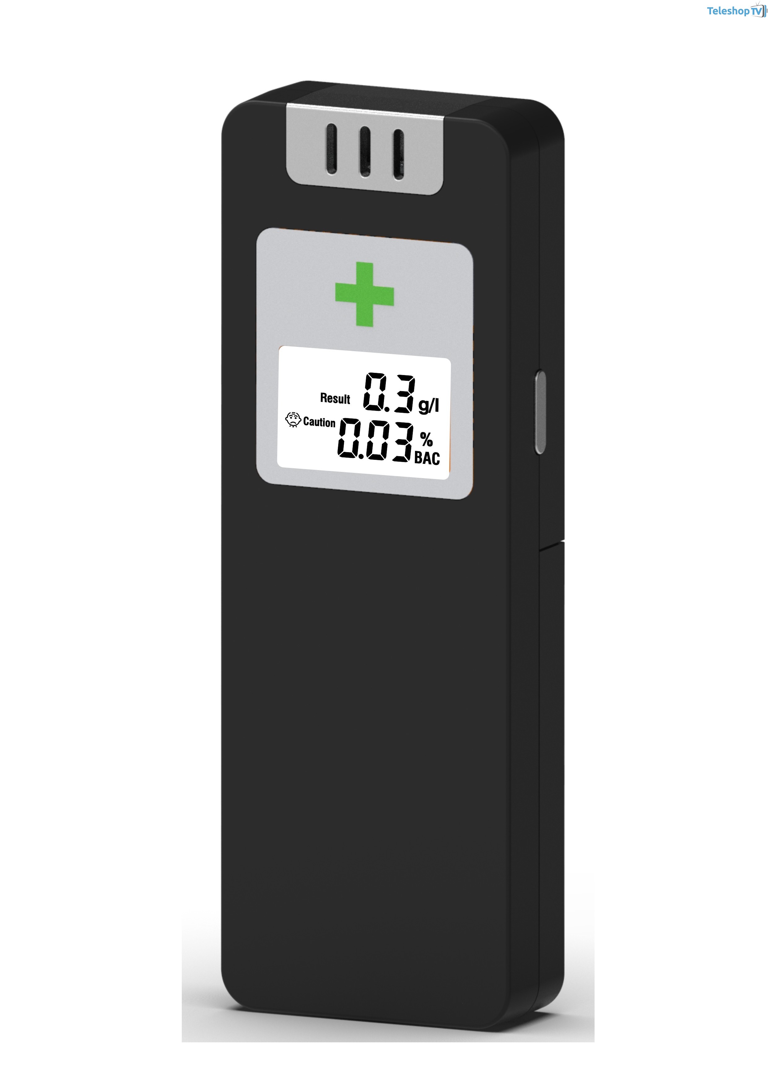 Alcool tester digital cu display lcd, negru