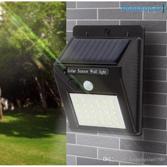Lampa 20 x led cu incarcare solara si senzor de miscare