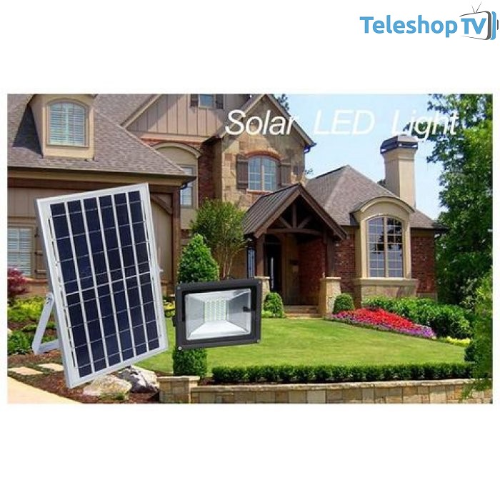 Proiector LED SMD 25 W cu panou solar IP65