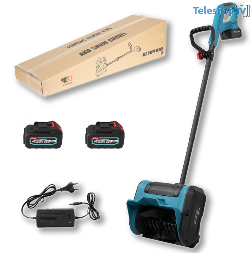 Freza de zapada cu 2 acumulatori, 128V, 8Ah, latime de lucru 26cm