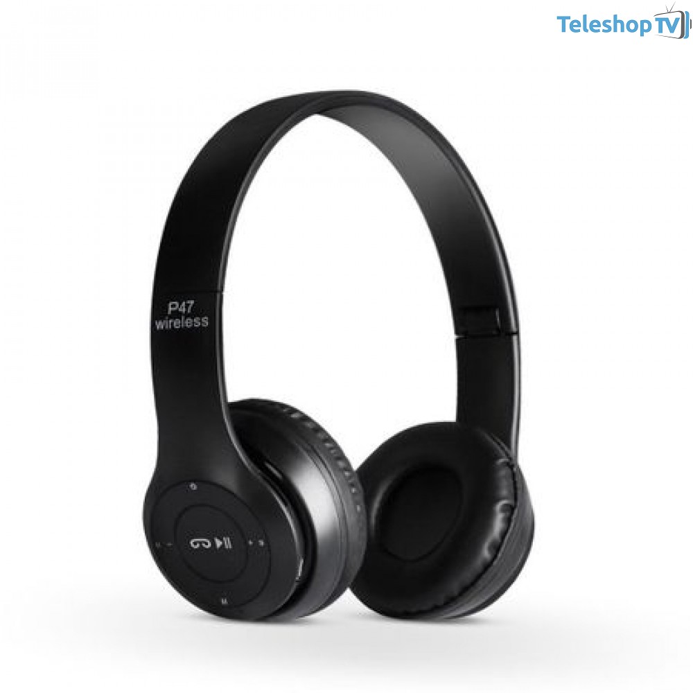 Casti Wireless Cu Microfon Si Radio Bluetooth