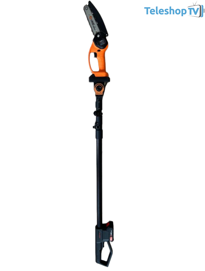Set complet Foarfeca electrica + Mini fierastrau cu 2 acumulatori 48V, extensie telescopica 120-240cm