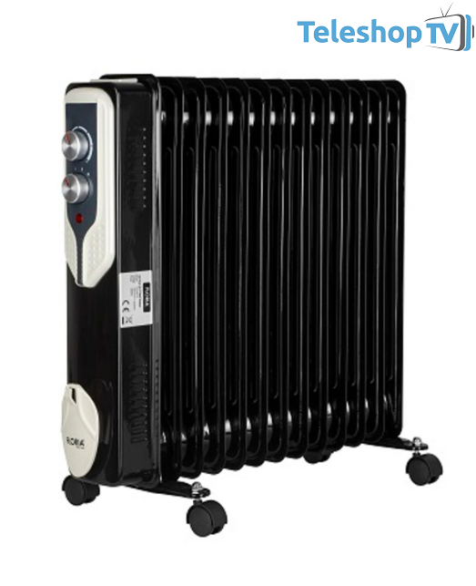 Calorifer electric, putere 2500 W, 13 elementi, 3 trepte de putere, termostat reglabil, protectie supra-incalzire, indicator luminos / ZLN 3673